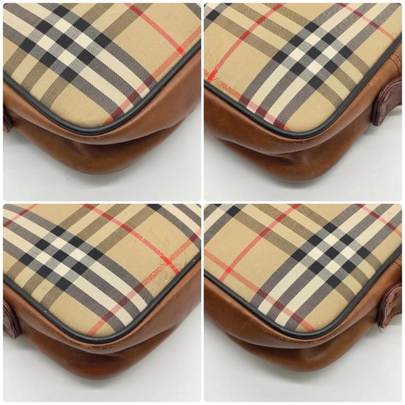 Vintage Burberrys Horseferry Nova Check Crossbody Shoulder Bag- Free Gift - Picture 13 of 15